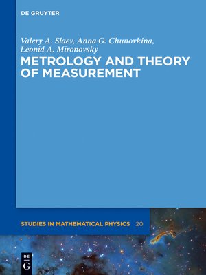 cover image of Metrology and Theory of Measurement